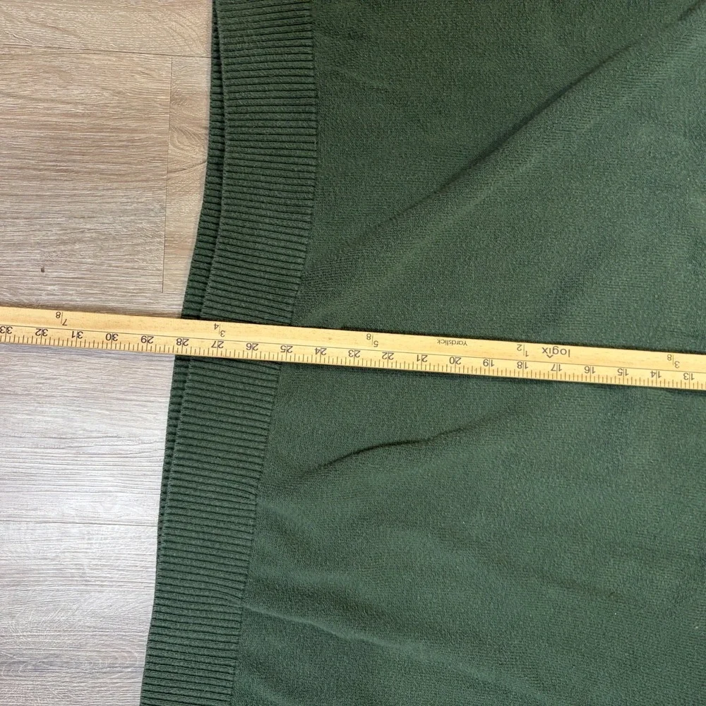 Duluth Trading Co. Strongarm Cotton Crew Sweater Mens 3XL Green Pullover